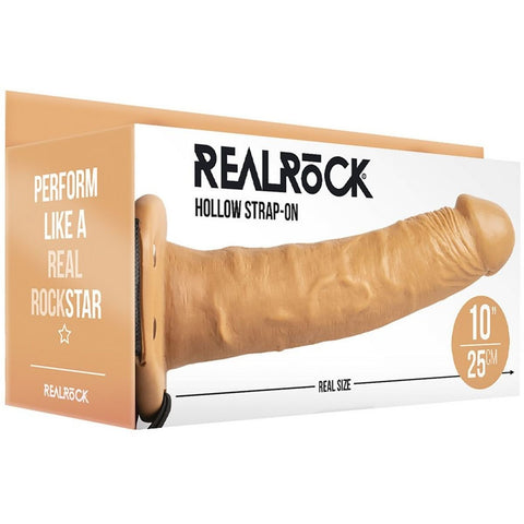 Strap - on Oco RealRock, Caramelo 25cm Ø5cm - Pérola SexShop