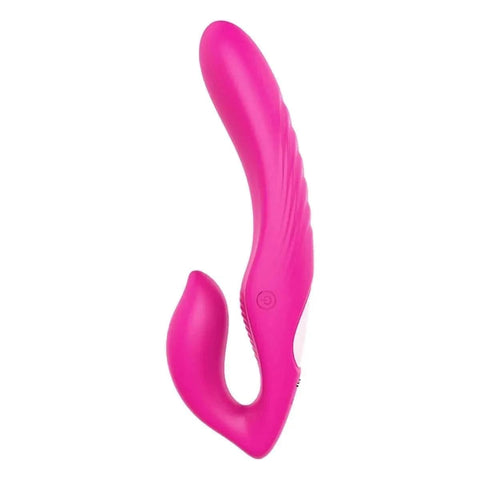 Strapless Duplo Control Remoto Double Dipper Rosa USB, 22.5cm Ø3.2cm, 9vibrações  Dream Toys   