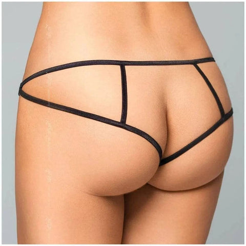 Tanga com Abertura Vaginal e Anal, Softline 247410, Tamanho único  Softline   