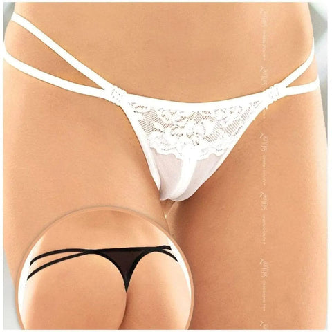 Tanga com Abertura Vaginal, Softline 2304, Branco  Softline   