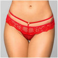 Tanga com Abertura Vaginal, Softline 2475, Vermelho  Softline   