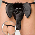 Tanga Elefante Preto, Tamanho único  Softline   