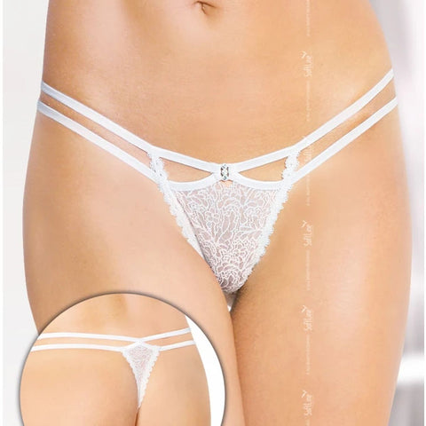 Tanga Softline 2450 Branco - Conforto e Estilo Atemporal para Sua Lingerie - Pérola SexShop