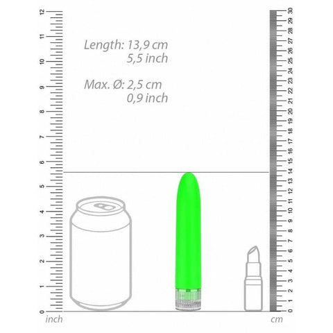 Vibrador Clássico Eleni Verde Super Soft 13,9cm Ø3,6cm - Vibração Regulável  Dream Toys   