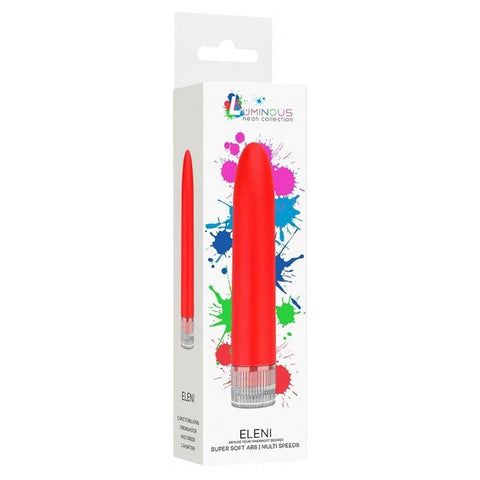 Vibrador Clássico Eleni Vermelho Super Soft 13,9cm Ø3,6cm - Vibração Regulável  Dream Toys   