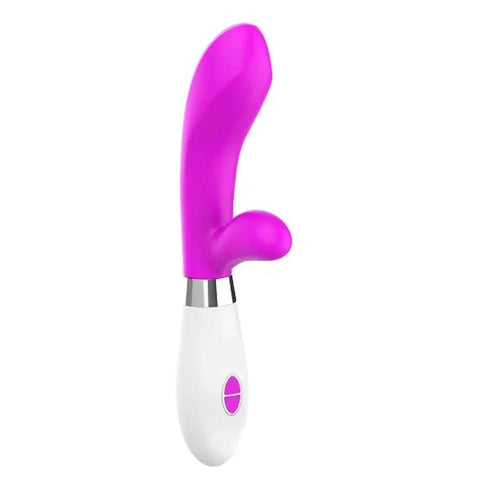 Vibrador com Estimulador Clitóris ACHILLES Fuchsia, 21cm Ø3.5cm, 10vibrações  Luminous   