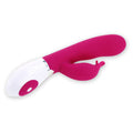 Vibrador com Estimulador Clitóris Felix Rosa, 21cm Ø3.8cm, 30vibrações  Pretty Love   