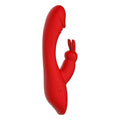 Vibrador com Estimulador Clitóris Red Artemis USB, 21cm Ø3.5cm, 7+3vibrações  Dream Toys   