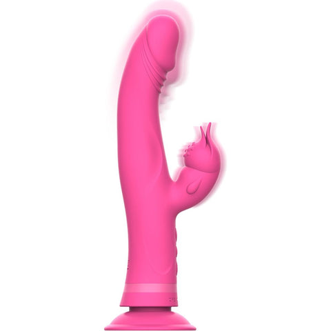 Vibrador com Estimulador JULIO intense Rosa, 23cm Ø3.7cm, 20vibrações Brinquedos sexuais Intense