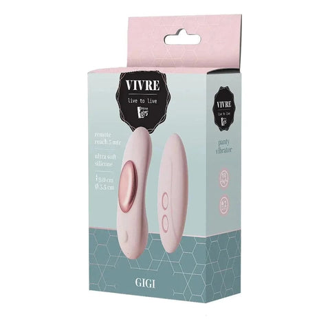 Vibrador de Cueca Gigi USB Rosa, 9cm Ø3.5cm, 10vibrações  Dream Toys   