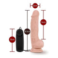 Vibrador Dr. Skin Dr.Tim, 18.5cm Ø3cm, vibração regulável  Blush Novelties   