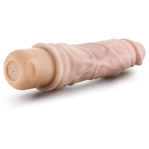 Vibrador Dr. Skin Vibe 10 Branco, 22.5cm Ø4cm, vibração regulável  Blush Novelties   