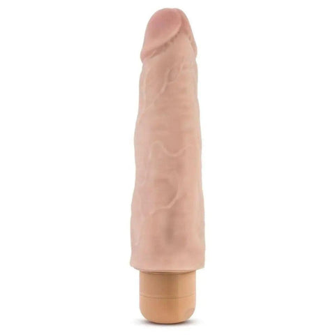 Vibrador Dr. Skin Vibe 14 Branco, 21cm Ø4.5cm, vibração regulável  Blush Novelties   