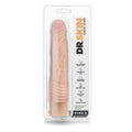 Vibrador Dr. Skin Vibe 2 Branco, 22.5cm Ø4cm, vibração regulável  Blush Novelties   