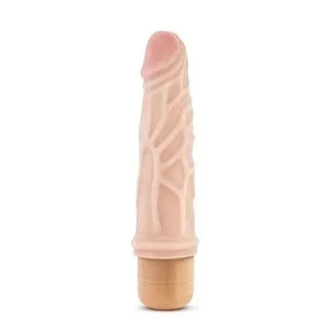 Vibrador Dr. Skin Vibe 3 Branco, 20cm Ø4cm, vibração regulável  Blush Novelties   