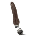 Vibrador Dr. Skin Vibe 7 Chocolate, 22.5cm Ø4cm, vibração regulável  Blush Novelties   