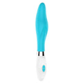 Vibrador Luminous ATHAMAS Azul Claro, 22cm Ø3.5cm, 10vibrações  Luminous   