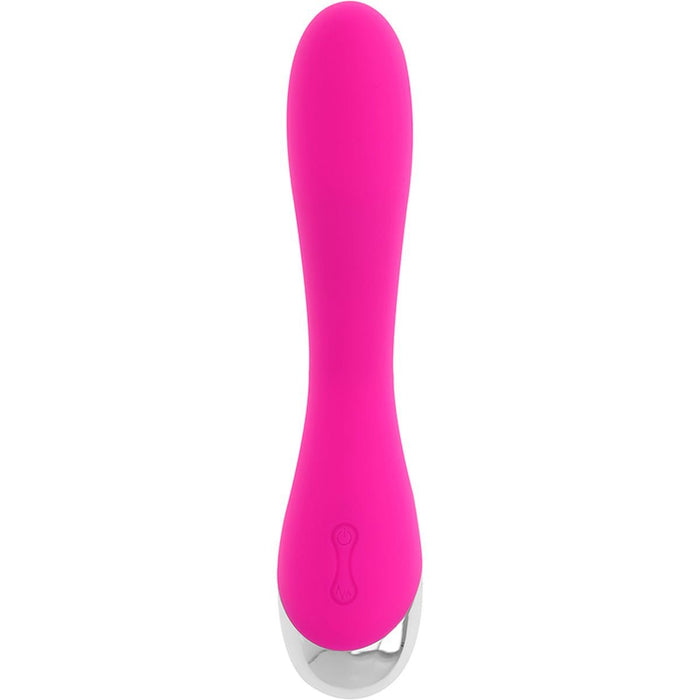 Vibrador Ohmama Rosa USB, 19cm Ø3.3cm, 10vibrações vibradores Ohmama Fetish