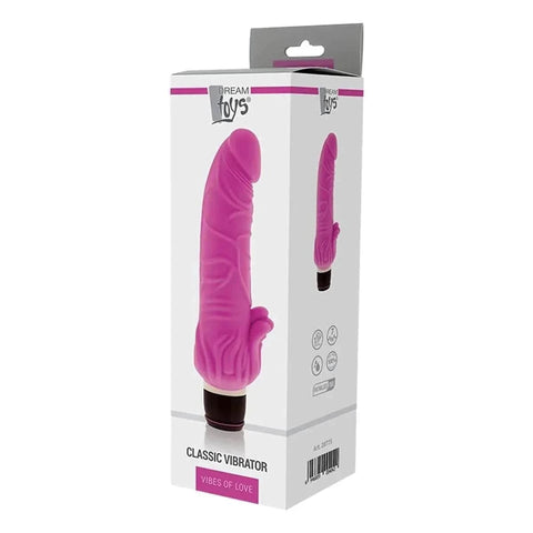 Vibrador Purrfect Classic Rosa, 100% Silicone, 21cm Ø4.3cm, 7vibrações  Purrfect Silicone   