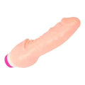 -Vibrador Realistico Waves of Pleasure Branco, 19cm Ø3.5cm, vibração regulável  Baile   