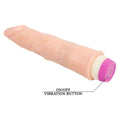 -Vibrador Realistico Waves of Pleasure Branco, 21.5cm Ø4cm, vibração regulável  Baile   