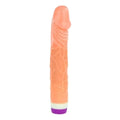 -Vibrador Realistico Waves of Pleasure Branco, 22.5cm Ø4cm, vibração regulável  Baile   