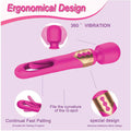 Vibrador Wand Duplo Ellie Flicker Finger Slap, Movimento e Massajador  Dream Toys   