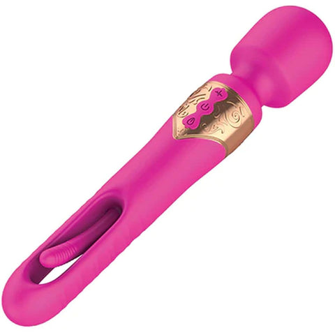 Vibrador Wand Duplo Ellie Flicker Finger Slap, Movimento e Massajador  Dream Toys   