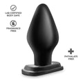 Anal Adventures XXL Plug Preto, 14.5cm Ø7cm  Blush Novelties   