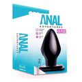 Anal Adventures XXL Plug Preto, 14.5cm Ø7cm  Blush Novelties   