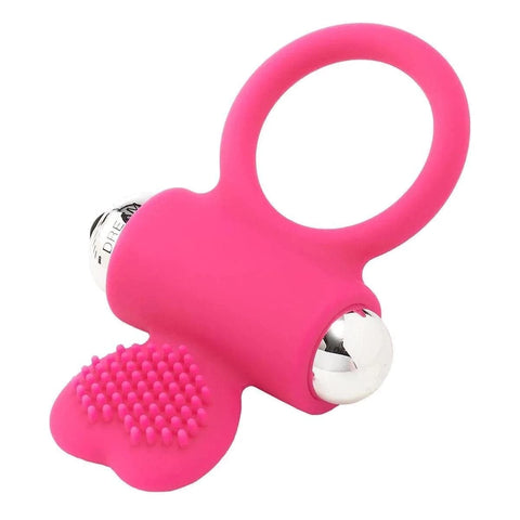 Anel Vibratório para Pénis Flirts Rosa, 100% Silicone, Ø3.1cm, 10vibrações  Dream Toys   