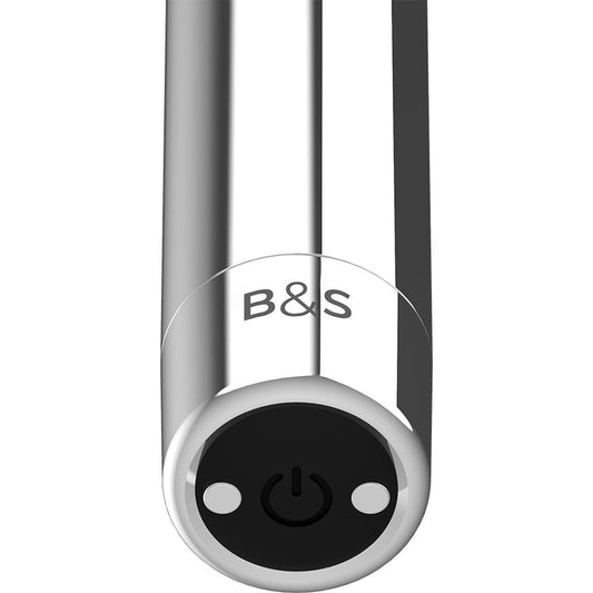 Bala Vibratória Kailan Recarregável USB Prateado, 8.6cm Ø1.8cm, 10vibrações  BLACK&SILVER   