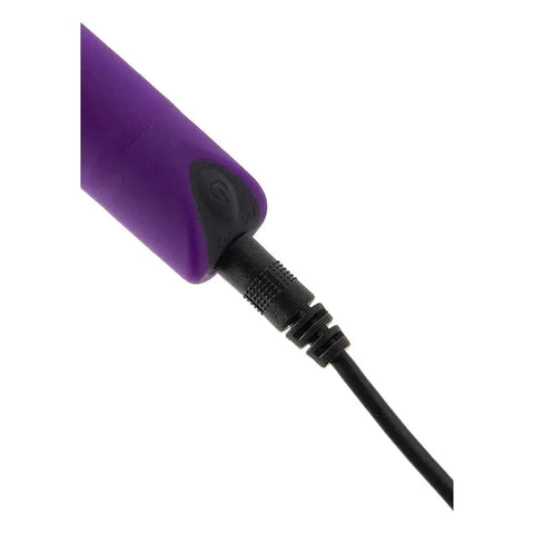 Bala Vibratória Recarregável USB Roxo, 9cm Ø1.8cm, 10vibrações  Dream Toys   