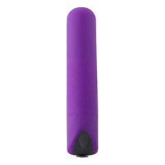 Bala Vibratória Recarregável USB Roxo, 9cm Ø1.8cm, 10vibrações - Pérola SexShop