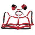 Body Harness Bad Kitty Vermelho 4 Peças, Tamanho único  Bad Kitty   