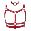 Body Harness Bad Kitty Vermelho 4 Peças, Tamanho único  Bad Kitty   