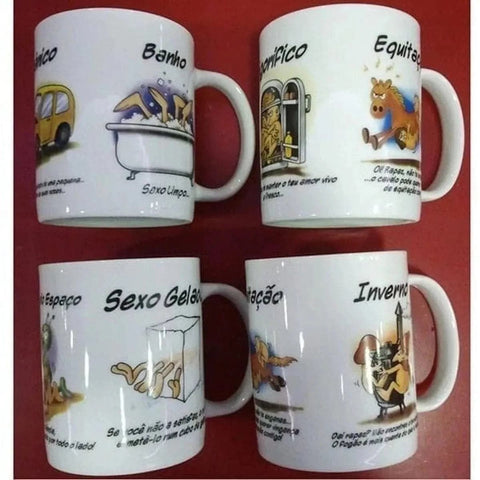 Caneca Posições Kamasutra  perolasexshop   