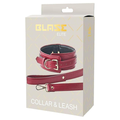 Coleira Blaze ELITE com Trela, Vermelho  Blaze   