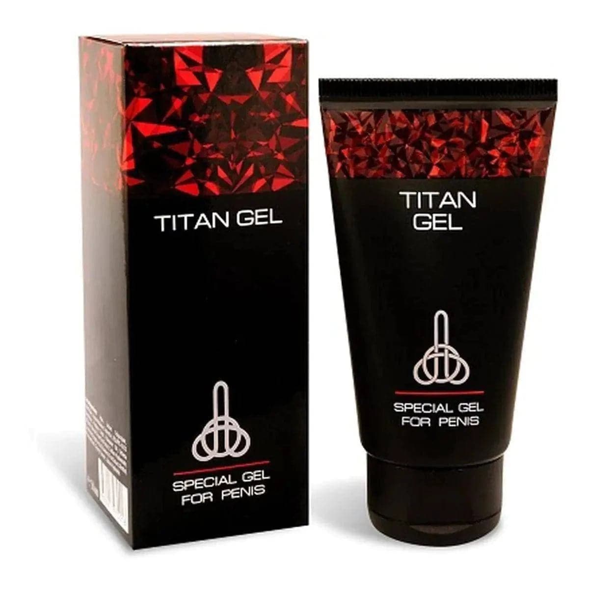 Creme Aumento do Pénis Titan Gel 50ml - Ereções Mais Vigorosas e Aumento do Tamanho  Titan Gel   