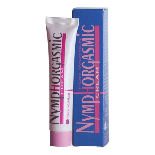 Creme Estimulante Nymphorgasmic 15ml - 100% Natural para Aumentar o Desejo e Sensibilidade Sexual - Pérola SexShop