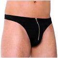 Cueca 4501 Preto com abertura frontal  Softline   