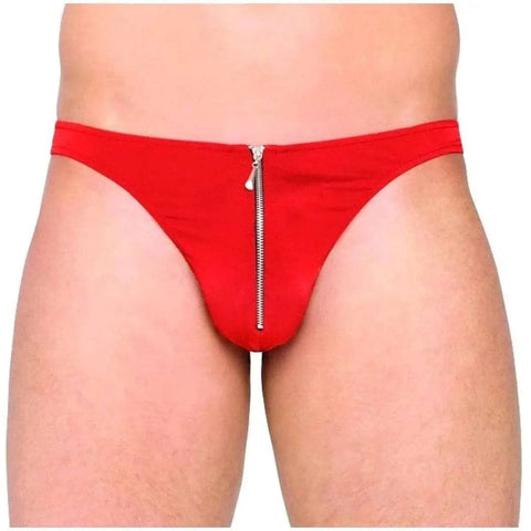 Cueca 4501 Vermelho com abertura frontal  Softline   