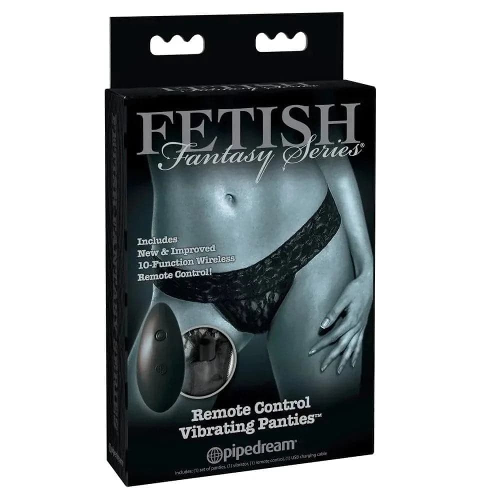 Cueca Vibratória Panties Fantasy Fetish USB, Tamanho S-L - Pérola SexShop