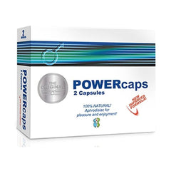 + Desempenho, PowerCaps - Aumente o Seu Desempenho Sexual e Tenha Ereções Duradouras!  Power Caps 1 caixa, 2 cápsulas  