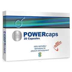 + Desempenho, PowerCaps - Aumente o Seu Desempenho Sexual e Tenha Ereções Duradouras!  Power Caps 1 caixa, 20 cápsulas  