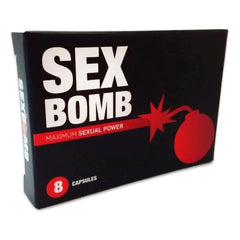 + Desempenho, SEXBOMB - Melhore seu Desempenho Sexual  SexBomb 1 caixa, 8 cápsulas  