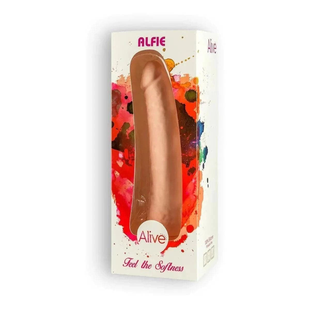 Dildo Alive ALFIE 100% Silicone, 21cm Ø4cm - Pérola SexShop