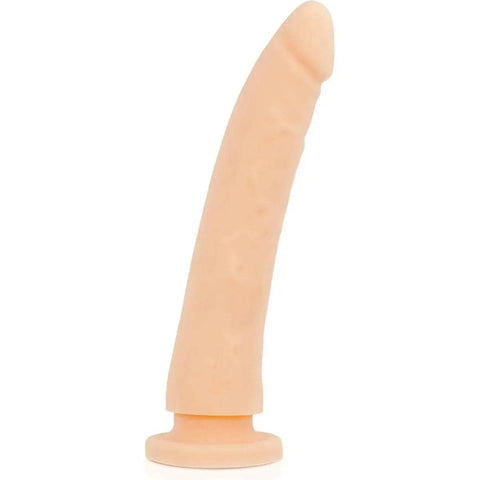 Dildo Delta Club Silicone Branco, 23cm Ø4.5cm  Delta Club Toys   