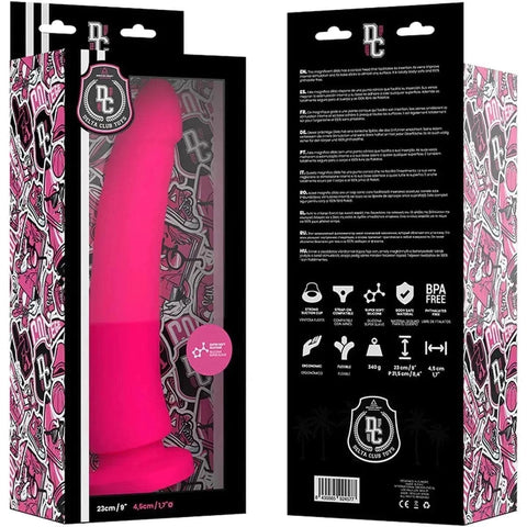 Dildo Delta Club Silicone Rosa, 23cm Ø4.5cm  Delta Club Toys   