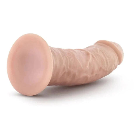 Dildo Dr. Skin 8" Branco, 21cm Ø4.5cm  Blush Novelties   